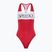Dámske jednodielne plavky Speedo Colourblock Racerback high risk red