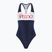 Dámske jednodielne plavky Speedo Colourblock Racerback peacoat