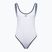 Dámske jednodielne plavky Speedo Solid Bound Scoop white