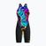 Dámske jednodielne plavky Speedo Fastskin LZR Pure Valor 2.0 Closedback Kneeskin black/molten blur