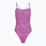 Dámske jednodielne plavky Speedo FL Printed Web Back coral cluster/indigo glow