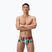 Pánske plavecké boxerky Speedo Printed 13.5 cm Brief prismatic paradise/ruby