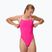 Dámske jednodielne plavky Speedo Solid Web punchy pink