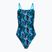 Dámske jednodielne plavky Speedo Printed Web Back canyon ombre/black