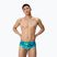 Pánske plavecké boxerky Speedo Printed 13.5 cm Brief sunset grove/green