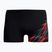 Pánske plavecké boxerky Speedo Medley Logo Aquashort anthracite/hrr