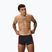 Pánske plavecké boxerky Speedo Hyperboom Splice Aquashort anthracite/high risk red