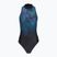 Dámske jednodielne plavky Speedo Print Hydrasuit anthracite
