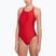 Dámske jednodielne plavky Nike Logo Tape Fastback university red