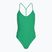 Dámske jednodielne plavky Nike Swoosh Link Y-Back stadium green