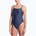 Dámske jednodielne plavky Nike Ocean Bound Ripple Texture Square Neck slate