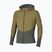 Pánska bežecká bunda Mizuno Active Warmalite Hybrid Full Zip Hooded Long Sleeve Top forest night