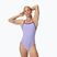 Dámske jednodielne plavky Speedo Solid Turnback bright lavender