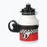 Cyklistická fľaša Polisport Race 350 ml Junior + košík biela/červená