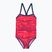 Farba Detské športové jednodielne plavky AOP červené CO7201155380
