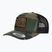Pánska čiapka Pitbull West Coast Mesh Snapback ,,Blood Dog" Camo Trucker wood/black