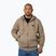 Pánska mikina Pitbull Small Logo Hooded Zip pale sand