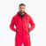 Pánska mikina Pitbull Dogwood Hooded Zip Sweatshirt fluo/red