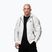 Pánska bunda Pitbull Athletic Tape Nylon Hooded off white