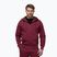 Pánska mikina Pitbull Sampson Hooded Zip Sweatshirt burgundy