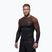 Pánsky rashguard s dlhým rukávom Pitbull Belt Rashguard brown