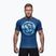 Pánske tričko Pitbull Rashguard Logo Palms blue