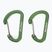 Salewa Ploché karabíny Wiregate 2 ks zelené 00-0000034103