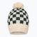 Detská zimná čiapka KID STORY Merino green chessboard