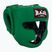 Boxerská prilba RAJA BOXING Semi Leather green