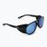 Slnečné okuliare GOG Nanga matná čierna / polychromatická bielo-modrá E410-2P