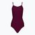 FINIS Skinback Solid cabernet dámske jednodielne plavky