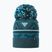 Detská zimná čiapka Reima Kirjoen dark teal