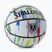 Spalding Marble biela a farebná basketbalová lopta 84397Z veľkosť 7