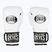 Boxerské rukavice Cleto Reyes Velcro Sparring white/black