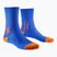 Pánske bežecké ponožky X-Socks Run Perform Crew twyce blue/orange