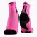Ponožky X-Socks Run Discover Ankle fluo ružová/x čierna
