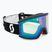 Lyžiarske okuliare SCOTT Ambit black/white & aurora green chrome