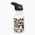 Detská cestovná fľaša Klean Kanteen Flip Seal Sport Cap Straw 355 ml s leopardím vzorom