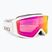 Lyžiarske okuliare Giro Index 2.0 white wordmark/vivid pink