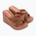 Dámske šľapky Ipanema High Fashion II Slide brown/glitter/pink