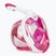 Celotvárová maska na šnorchlovanie SEAC Magica white/pink