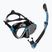 Potápačský set Cressi Big Eyes Evolution + Alpha Ultra Dry black/blue
