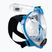 Celotvárová maska Cressi Baron na šnorchlovanie modrá a číra XDT020020