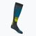 Lyžiarske ponožky  Mico Light Weight Superthermo Natural Merino Ski teal melange