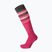 Dámske lyžiarske ponožky Mico Light Weight Superthermo Natural Merino Ski fucsia