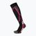 Detské lyžiarske ponožky Mico Medium Weight Warm Control Ski nero/fucsia