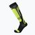 Lyžiarske ponožky Mico Light Weight Superthermo Natural Merino Ski nero giallo fluo
