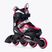 Detské kolieskové korčule FILA J One black/red