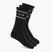 Ponožky EA7 Emporio Armani Train Socks Sponge 3 pairs black / black / black