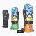 Detské snowboardové rukavice Level Junior Mitt pk rainbow